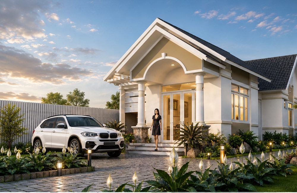 Biệt Thự Nhà Vườn Cổ Điển